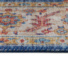 Tapis doux  motif oriental - Lela - Marron et bleu - vue de prs