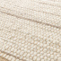 Tapis naturel en laine et jute Redwood beige et crme - vue de prs