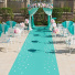 Moquette filme - Stand Event - Turquoise - Mariage