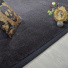 Tapis Paillettes Star noir ganse coton noire - salon