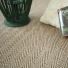 Sisal Maya chevron beige - salon