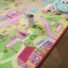 Tapis de jeu enfant circuit de voiture shopping - chambre