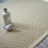 Tapis Laine et Sisal Albury grge ganse coton grge - Vue de loin