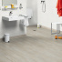 Lame vinyle Gerflor - Creation 55 rigid acoustic  clipser - spcial rnovation - White Lime - salle de bain