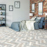 Sol Vinyle First - Imitation parquet us chevron color - Chambre