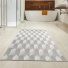 Tapis Design Essenza Grge - Cubes 3D - Ambiance salle de bain