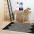 Tapis style Berbre avec franges - Arrow noir - Chambre