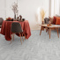 Sol Vinyle Link Plus - Imitation parquet gris bton rompu - Surface brillante - salle  manger