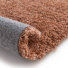 Moquette paisse Icne Shaggy terracotta - envers