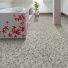 Sol Vinyle Textile Relief 3D - Terrazzo granito - Gris et marron - salle de bain