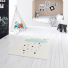 Tapis chambre d'enfant - Petits Curs - Beige et motifs colors - chambre