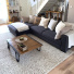 Tapis naturel en laine - Scandinave beige - Ambiance salon