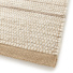 Tapis naturel en laine et jute Redwood beige et crme - coin