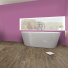 Sol Vinyle Kitchen parquet chne Bois fonc - salle de bain