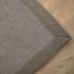 Tapis Tiss plat Mah silver ganse coton taupe - Galon