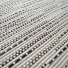 Tapis intrieur / extrieur Borno blanc galon gris - gros plan