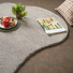 Tapis contemporain de forme organique - Influence - Grège clair - salon