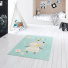 Tapis chambre d'enfant - Lily Fox - Bleu - chambre