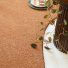 Tapis en matire recycle de forme organique Re-life rouille terracotta - vue de prs