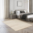 Tapis naturel en laine et jute Redwood beige et crme - chambre