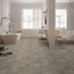 Sol vinyleInspiration carrelage effet mtal rouille - salle de bain