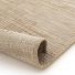 Tapis d'intrieur ou d'extrieur aspect naturel - Amaya - Beige - envers