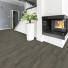 Parquet vinyle rigide Ultime - Pose clipsable - Chne brun fonc - salon