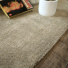 Tapis Velours - Taupe - Lavable en machine - Tranche