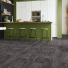 Sol PVC Best - Effet parquet vieilli - Bois gris anthracite - Cuisine