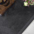 Tapis Paillettes Star noir ganse coton noire - Vue de haut