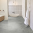 Sol Vinyle Textile Haute Performance - Aspect marbre gris - salle de bain