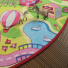 Tapis rond de jeu enfant circuit de voiture shopping - chambre enfant