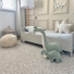 Tapis de salon ou chambre Bouclette grge tendre - chambre enfant partenariat