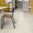 Sol Vinyle Style - Terrazzo granito jaune et bleu - Espace dtente