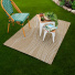 Tapis d'extrieur ou d'intrieur - Riviera - Beige et crme - jardin