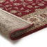 Tapis style persan en velours ras - Kiana - Rouge antique - envers