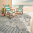 Tapis d'intrieur ou d'extrieur - Vanille - Beige naturel - terrasse