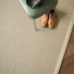 Tapis naturel en Sisal Slow ficelle lin ganse lin naturel - vue de haut