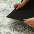 Sol Vinyle Textile Black Edition 3D - Carrelage hexagonal ancien - envers