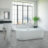 Sol Vinyle Style - Imitation Carrelage gris - Salle de bain