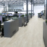 Lame vinyle Gerflor - Creation 55 rigid acoustic  clipser - spcial rnovation - White Lime - bureaux