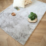 Tapis doux en fausse fourrure - Silky - Lapin Gris - Vue de loin