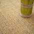 Tapis sisal Yucatan chaume - Galon marron - vue de près