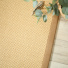 Tapis naturel en Sisal Slow naturel ganse lin camel - vue de haut