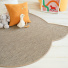 Tapis chat design - Miaou chic - Beige - chambre enfant