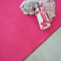 Tapis chambre d'enfant - Paillet Flash - Rose - vue de haut