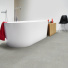 Sol Vinyle Textile - Black Edition - Aspect minral - Terrazzo gris clair - salle de bain