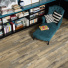 Sol Vinyle Textile - Black Edition 3D - Parquet chne vintage - bibliothque