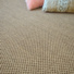 Tapis sisal Kidara orge ganse taupe - Vue de loin