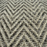 Tapis intrieur / extrieur Java Chevron silver ganse noire - gros plan